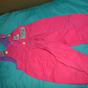 12m Pink Overalls